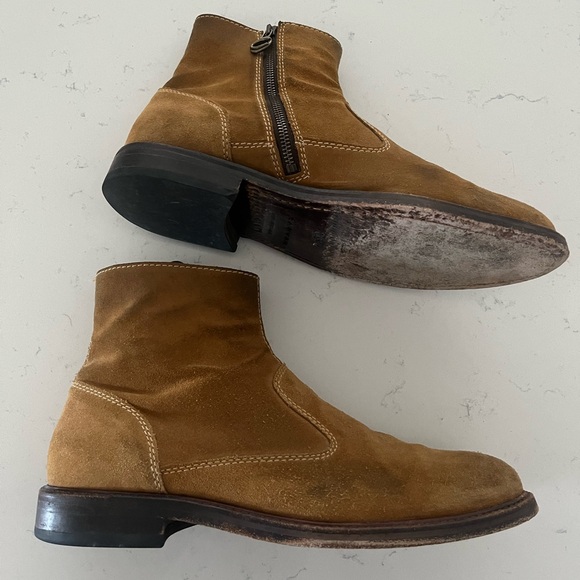 Carven Suede Ankle Boots - Picture 2 of 2